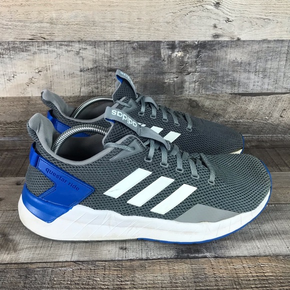 adidas Other - Adidas Questar Ride Men’s Gray White Running Shoes Size 11.5